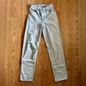 American Eagle Outfitters Light Wash Straight Leg Jeans